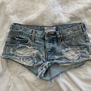 One Teaspoon denim shorts